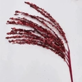 Sparkly burgundy sequin firework branch for DIY Christmas tree decoration and crafts - 55cm 1pc / Red