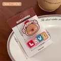 Schattige Capybara-beer haarspeld met LOVE-letters op geschenkkaart accessoires - Stijl 2 (LOVE)