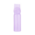Purple hair applicator bottle with comb nozzle and volume scale for hair styling - Single Purple Thickened Applicator Bottle