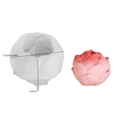Lotus flower silicone mold for candles with gradient pink finished wax flower model - Succulent No. 1