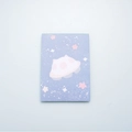 Mini creative memo pad with light purple cartoon UFO design for portable student use - Purple Planet (SR2008-35)