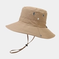 Cappello da sole outdoor kaki traspirante con tesa larga e cinturino regolabile - Cachi