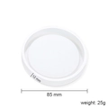 85mm round silicone mold for resin coasters with 12mm edge height and 25g weight - Small Round