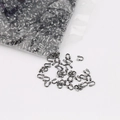 U-shaped wire guardians in gunmetal finish for DIY jewelry making and protection - Gun Black
