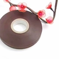 Ruban floral marron pour l'emballage de tiges et compositions florales artisanales - 1.5CM 220M / Café clair