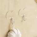 Waterproof heart-shaped transparent adhesive wall hook for kitchen and bathroom - Heart Shaped Hook