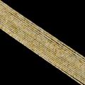 Strands of 2.5mm light yellow square crystal beads for DIY street style jewelry making - Rutilated Quartz Gold