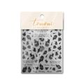 Self-adhesive black rose nail stickers with floral patterns and script for nail art TO 2056 - Black Rose (to2056)