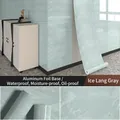 Waterproof marble self-adhesive kitchen wall sticker in Ice Grey with aluminum foil base - 60cm Wide * 1m / Ice Grey