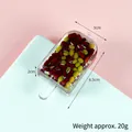 Creative resin popsicle keychain with red bean filling and transparent finish - No Closure / Mixed Red & Mung Bean