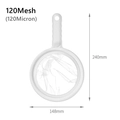 Passoire fine 120 mesh pour lait de soja et jus avec manche ergonomique de 240 mm - 120 Mailles