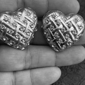 Silver Heart Rhinestone (S6)