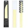 12-pack gold clip-in glitter hair tinsel extensions with smart clips for sparkling hair - 6 Pieces Set / Fluorescent Yellow (6-Piece Set)