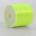Fluorescent yellow 0.7mm elastic crystal cord on spool for DIY jewelry making - 46m/Roll / Fluorescent Green