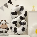 Detailed scene of cow print number 8 balloon with animal foil balloon for party decor - Cow Pattern Style 8