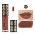 Matte liquid lipstick in shade 07 dark reddish brown with lip and arm swatches - No.7 Chocolate