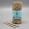 Handmade Nepali Newari Dhup rope incense with blue label packaging and fiber texture - Newari 3 Mixed Herbs (50pcs)