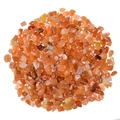 DIY jewelry beads set featuring irregular orange and pink natural crushed stone pieces - Red Aventurine