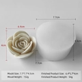 DIY rose flower silicone mold for handmade scented candles and soap making crafts - Rose Style (J-1247)
