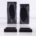 Detail view of 2.0cm thickened black PE film suspension jewelry display boxes in 7x7cm size - Suspension Box / 18*18*2cm / Black