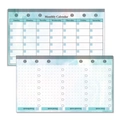 A6 6-hole refill sheets with blue watercolor monthly calendar and weekly planner pages - Colorful Gradient Monthly Plan (14 Sheets)