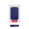 Primer plano de la almohadilla de tinta azul oscuro para huellas de bebés y mascotas - Azul oscuro pequeño (incluye 2 cartulinas blancas)