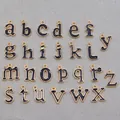 26-piece set of black and gold enamel alphabet charms for DIY jewelry making and crafts - Alphabet Set (DY147) / Set of 26 / Style 26 Black