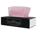 Pink absorbent microfiber grab towel in 20x20cm size with black dispenser box - 20 Sheets (20*20cm) / Pink Box