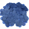 Deep blue round tissue paper confetti circles for birthday party and wedding decorations - 10g/Pack / Dark Blue