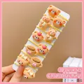 10-piece set of cartoon bear and coffee cup hair ties for girls with yellow elastic bands - Cartoon Butter Bear 10-Piece Set