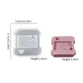Stampo in silicone per ciondolo retrò con campione di resina a forma di cuore rosa - Console per Videogiochi Sabbie Mobili