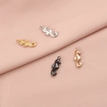Mini roestvrijstalen zeepaardje hangers in zilver goud rose goud en zwart voor DIY sieraden - Zeepaardje (1#) / Zilver