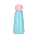 LUND style 304 stainless steel thermos with light pink sphere cap and sky blue cone body - 500ml / Tiffany Blue