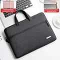 Dunkelgraue 14-Zoll-Laptoptasche mit Trolley-Gurt und stoßfestem Fleece-Innenfutter - 13.3 Zoll / Dunkelgrau