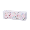 Detailed view of 3-piece Christmas tree square hanging ornaments in transparent gift box - Small Candy Style 3-Piece Set / Colorful