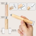 Set de herramientas magnéticas para uñas con mango de madera e imanes cilíndricos - Imán Desmontable