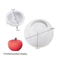 Moule en silicone en forme de pomme pour boîte de rangement avec détails de taille - Boîte de Rangement Pomme