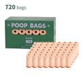 Grootverpakking van 720 lavendelgeurende afbreekbare hondenpoepzakjes, 48 rollen - Boxed (Single Color) / 48 Rollen (720 Zakjes)