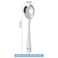 304 stainless steel cartoon baby spoon with pink pig pattern and polished finish - Long Handle Pig Spoon