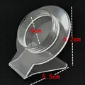 Clear acrylic bracelet display stand with 5.5cm base for jewelry and bangles - No. 11 Circular Bracelet Stand