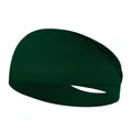 Cinta deportiva elástica de algodón verde oscuro para yoga y correr para hombre mujer - Verde Oscuro