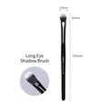 ZOREYA 858 eyeshadow brush with black matte handle and dual-tone fiber bristles - 858 Long Eye Shadow Brush