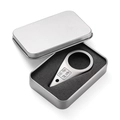 Silver multifunctional metal wine opener with Guizhou engraving in premium tin gift box - Silver (Guizhou Character Boxed)