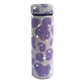 500ml smart rhinestone water bottle with purple hearts and LED temperature display - Purple Cow Print