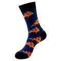 Pizza Print-Navy