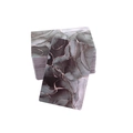 Detail of marble pattern jewelry display cards with elegant rose gold metallic veins - 6x9cm / Gilded Clouds No.6