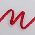 Red velvet ribbon with gold glitter for Christmas gift wrapping and DIY crafts - 0.6cm*300 Yards / Red With Gold Glitter