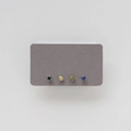 Macro shot of minimalist four-prong stud earrings set with colorful round zirconias - 5-Piece Set: 5-8-9-11
