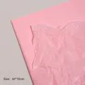 Pink pearlescent gift wrapping paper 50x70cm showing flat and textured paper surfaces - Authentic [light Pink] 50*70cm/18 Sheets; Better Wholesale Price For Whole Boxes.