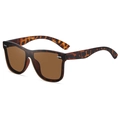 Gafas de sol polarizadas de gran tamaño con montura de carey leopardo y lentes marrones - Talla única / Marco de Carey/Lente Color Té